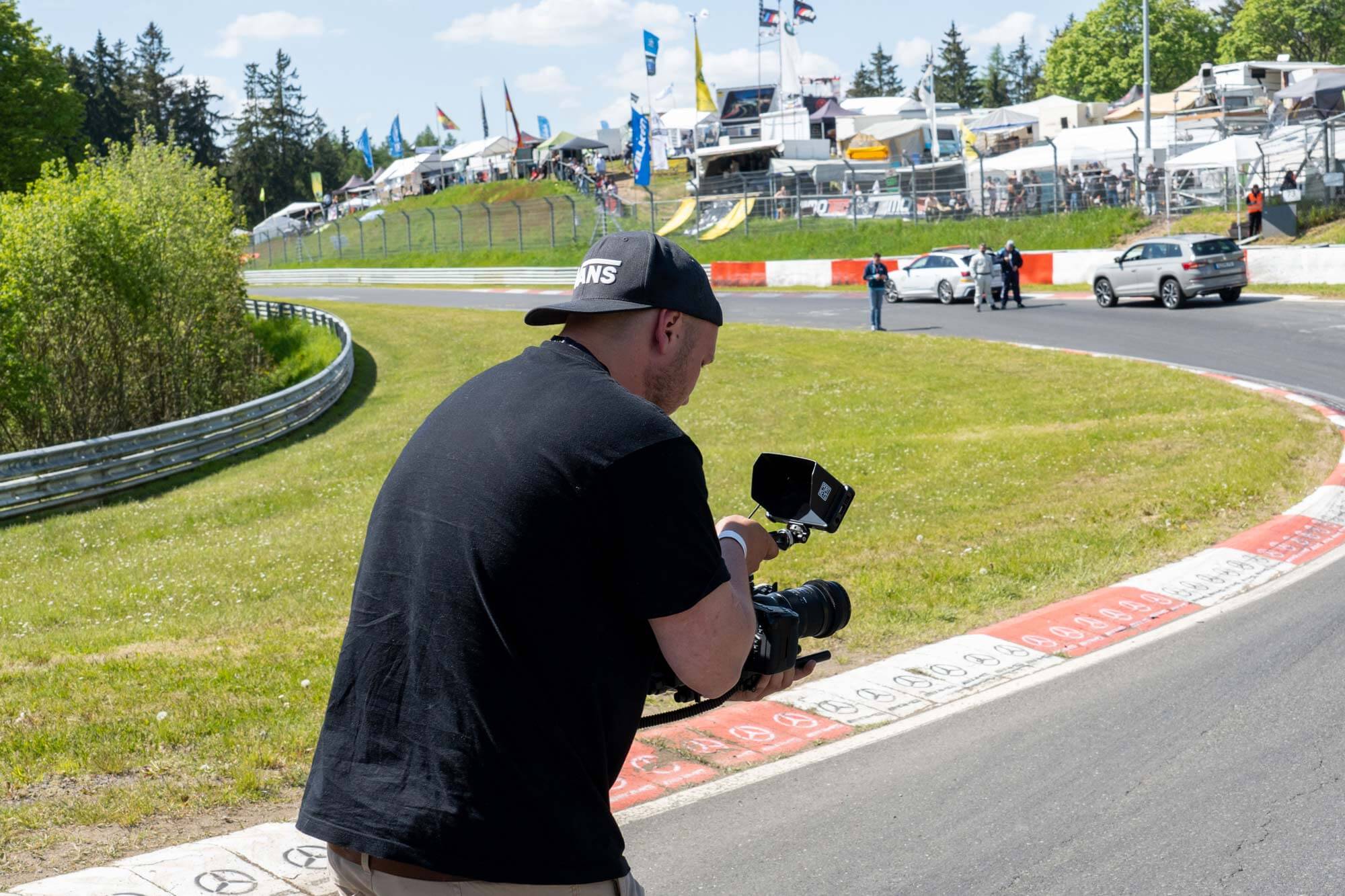 Videoproduktion am Nürburgring 2023 von Sebastian Friedrich für Monster Energy